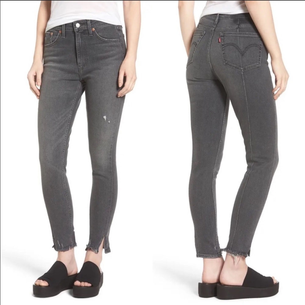 • Levi’s • 721 Altered High Rise Skinny Jean Smoke